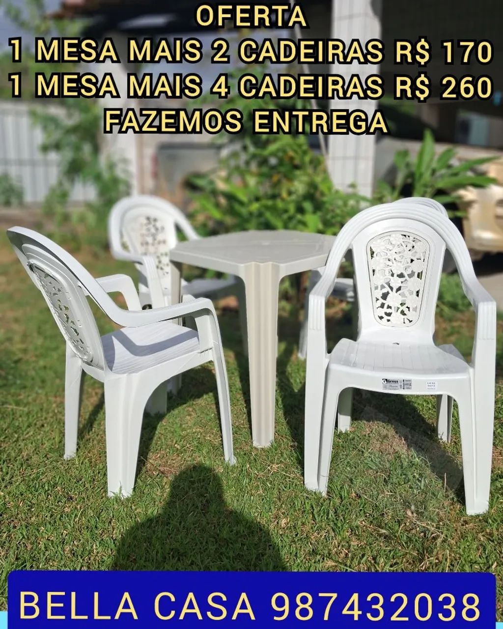 MESA JOGO DE PLASTICO DM F ENTREGA HOJE