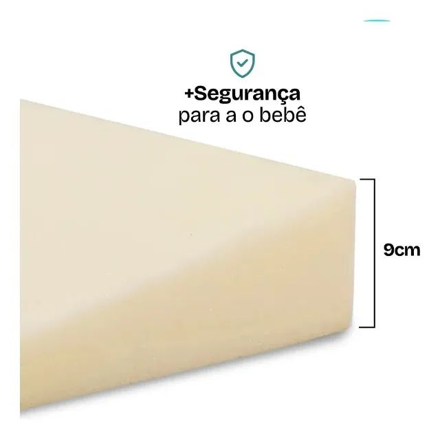 Kit Antirrefluxo para Bebê com Travesseiro e Rampa para Berço - Foto 6