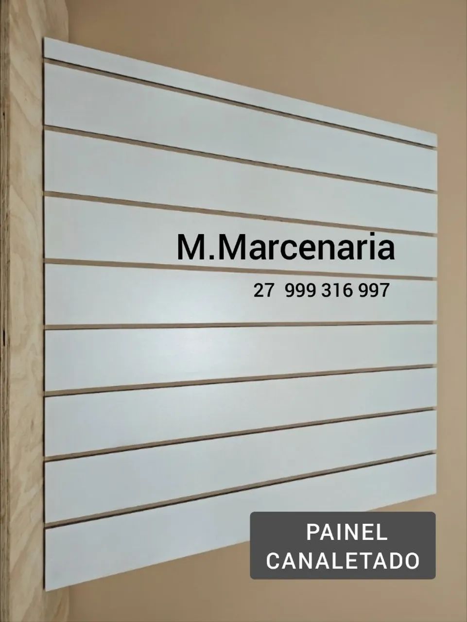 PAINEL CANALETADO  90cm  x  90cm 