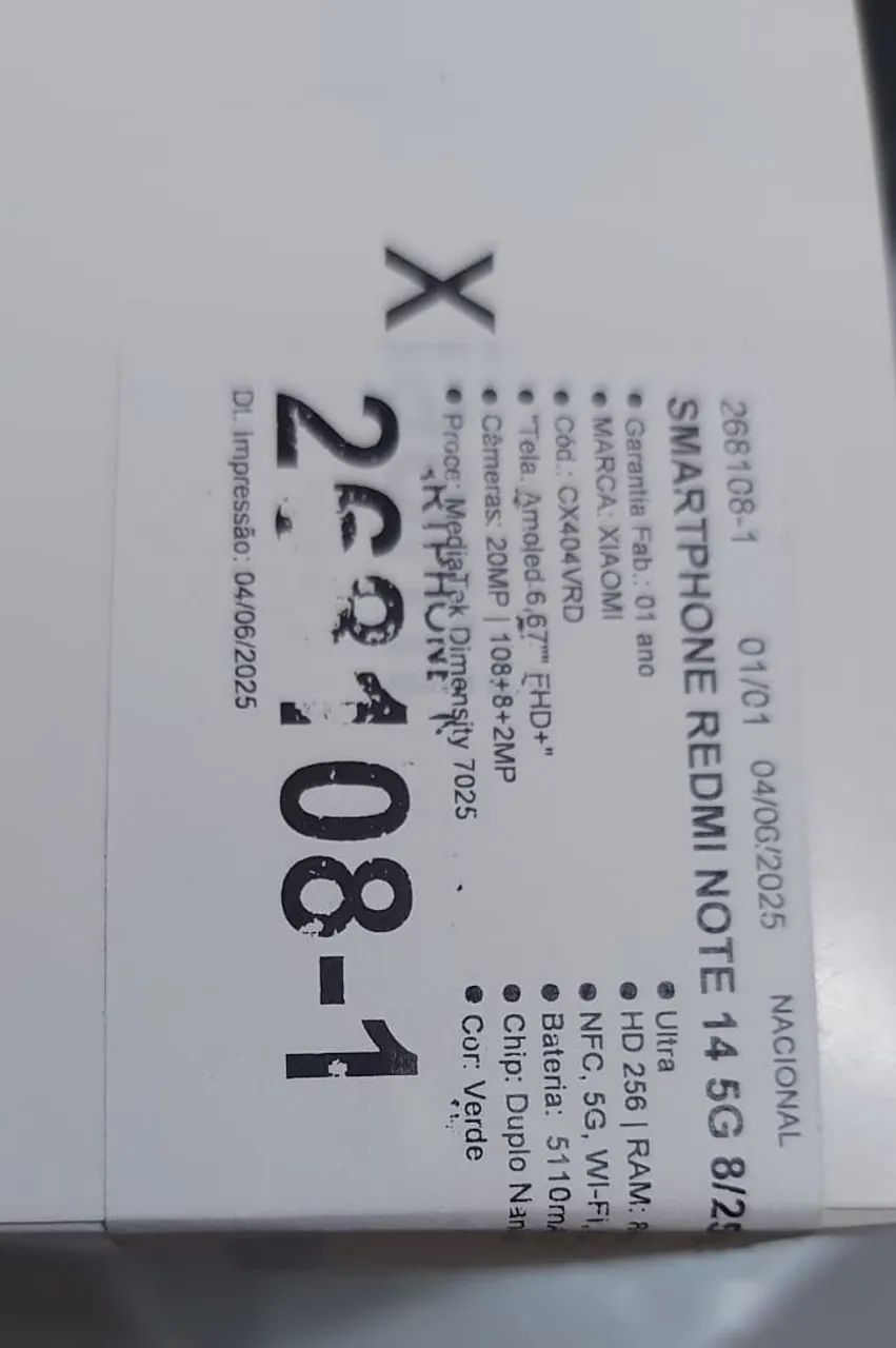 VENDO - Xiaomi Redmi Note 14 5G BR - Foto 3