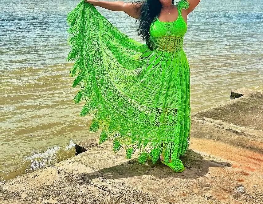 Vestido de crochê  - Foto 4