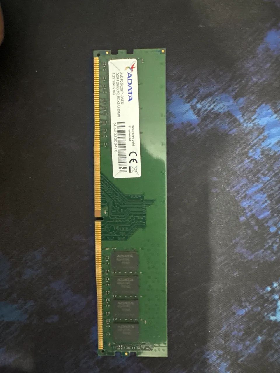 Memória ram ddr4 8g
