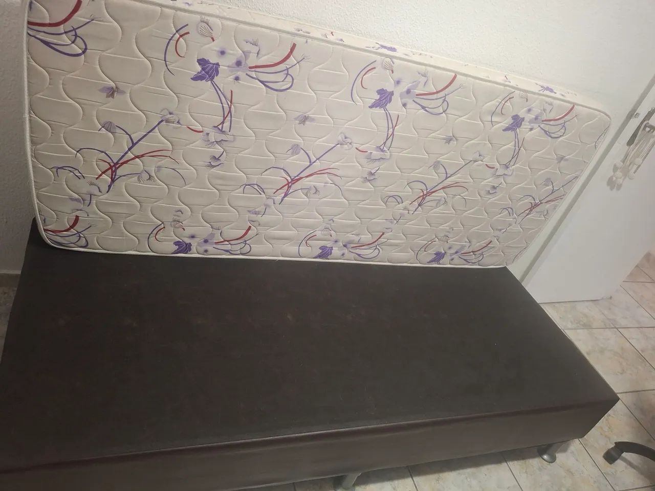 Cama box e colchão solteiro - Foto 2