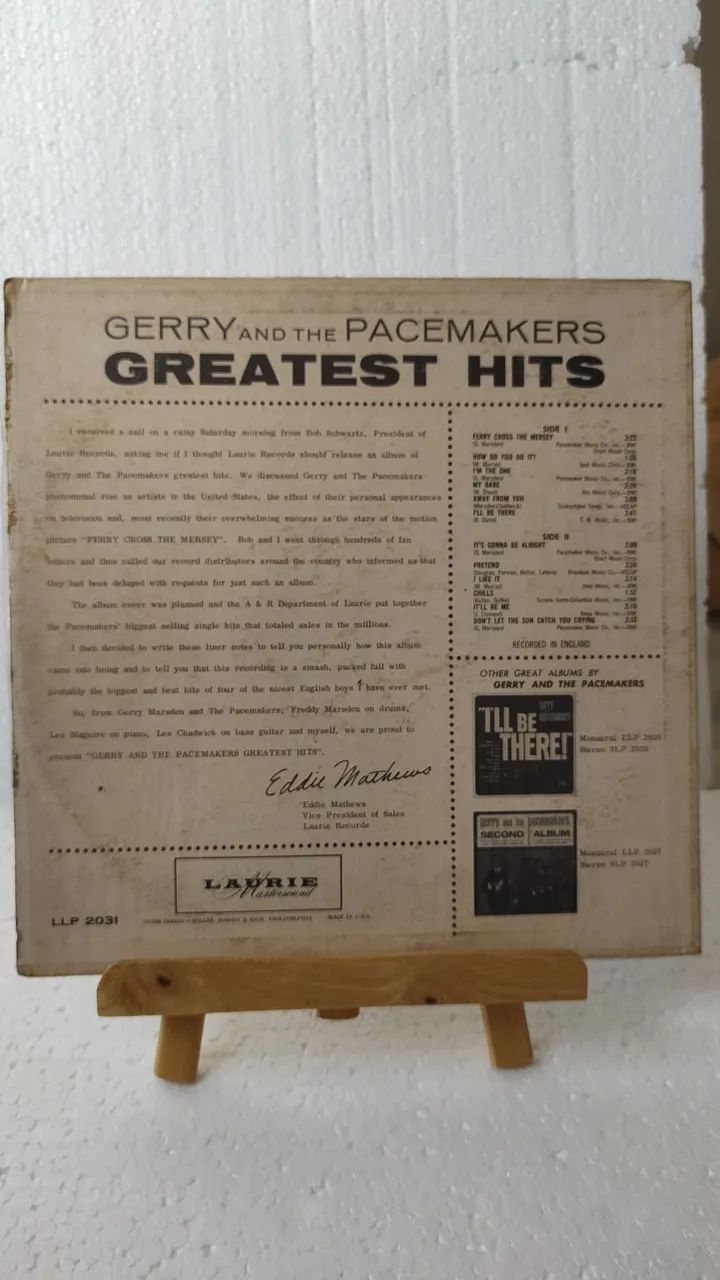 LP Gerry and the pacemakers -greatest hits - Foto 2