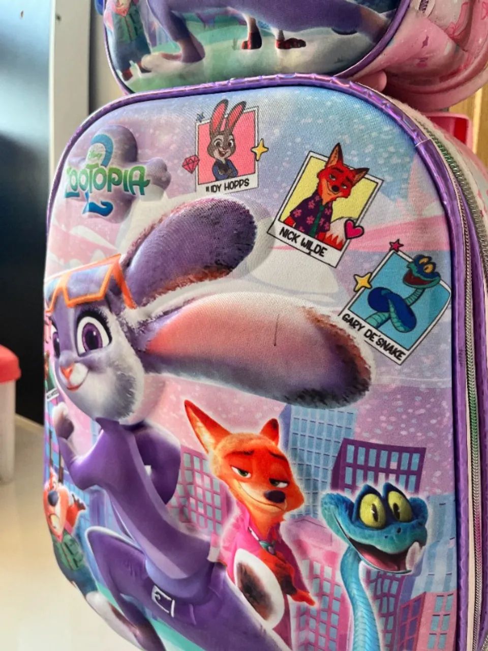 Mochila 3D com rodas