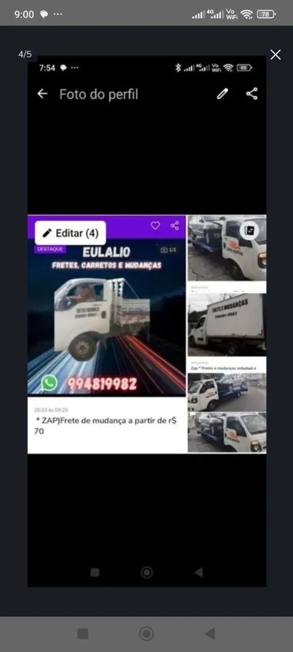 Frete e mudança a partir de r$ 80 - Foto 5