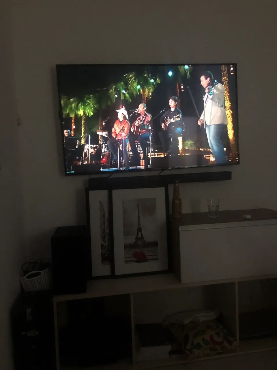 Tv 55 polegadas + Sound Bar + subwof