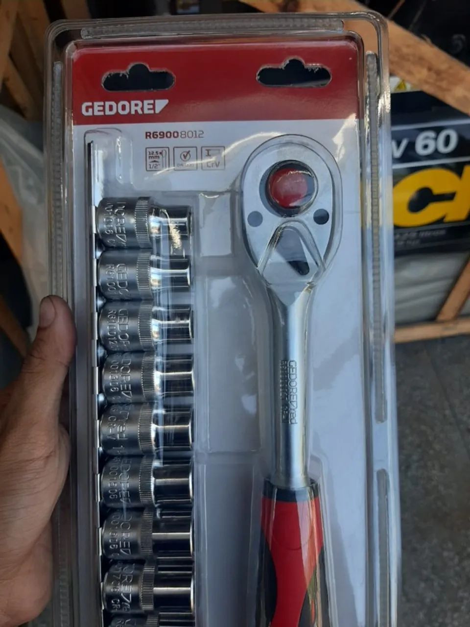 Jogo de Soquetes 1/2" 12 Peças - Gedore Red - Foto 3