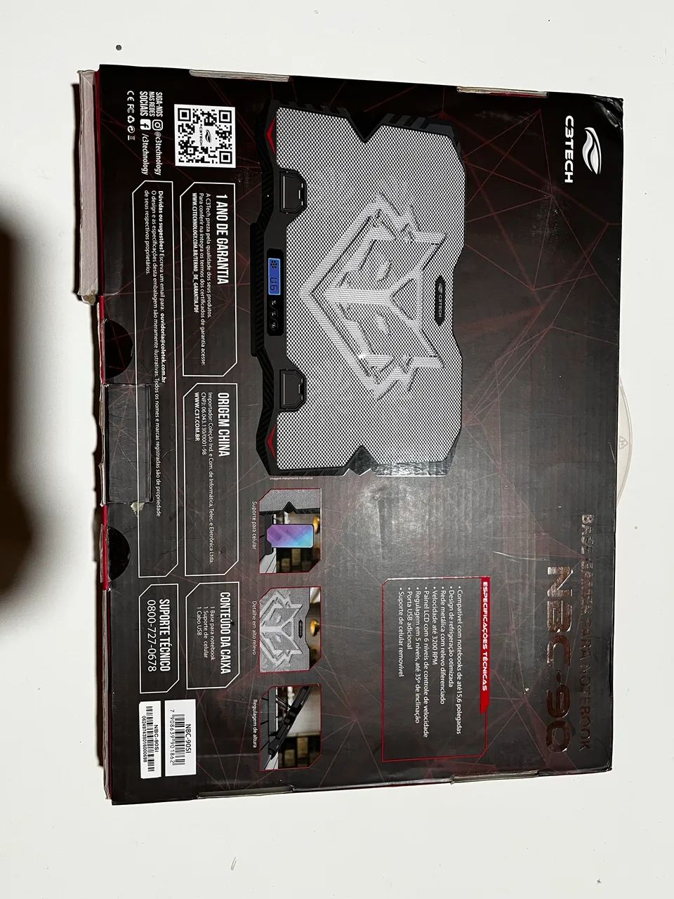 Base Gamer Para Notebook NBC-90 - Foto 3