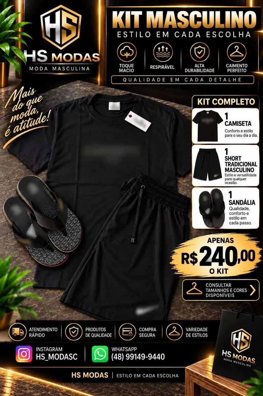 Camisas Bermudas Calça Jeans Bermudas Cuecas Meias - Foto 4