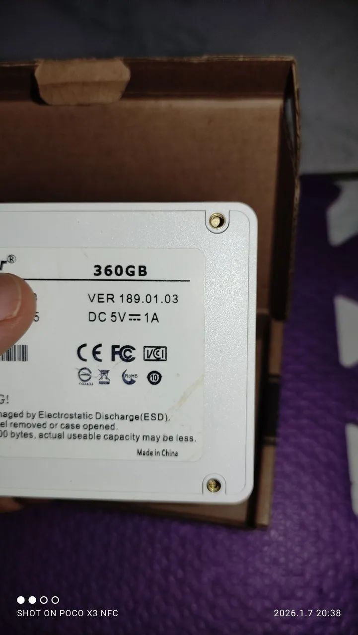 SSD GOLDENFIR 360GB NOVO - Foto 2