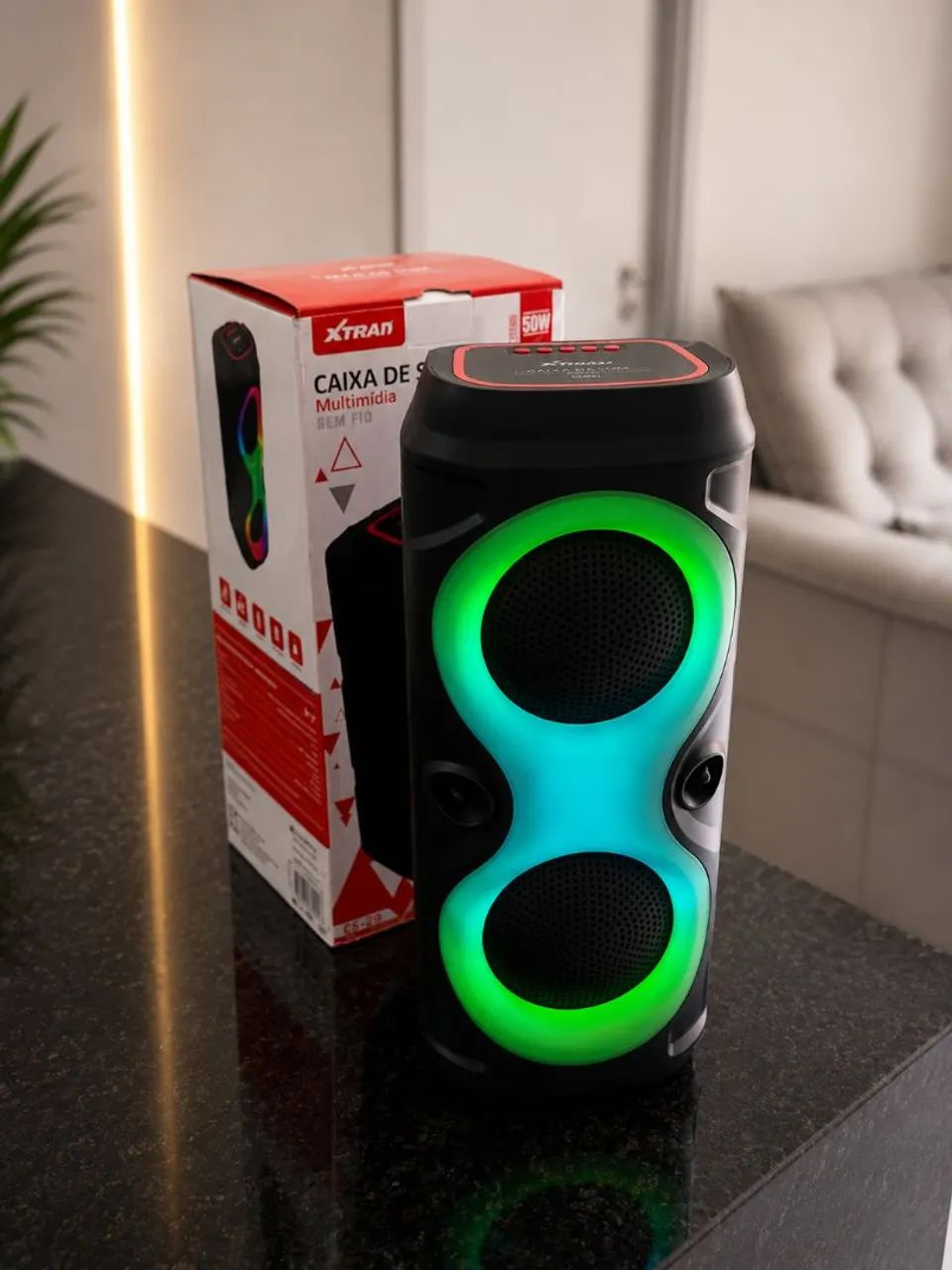 Caixa de som Xtrad 50W de Potência  - Foto 4