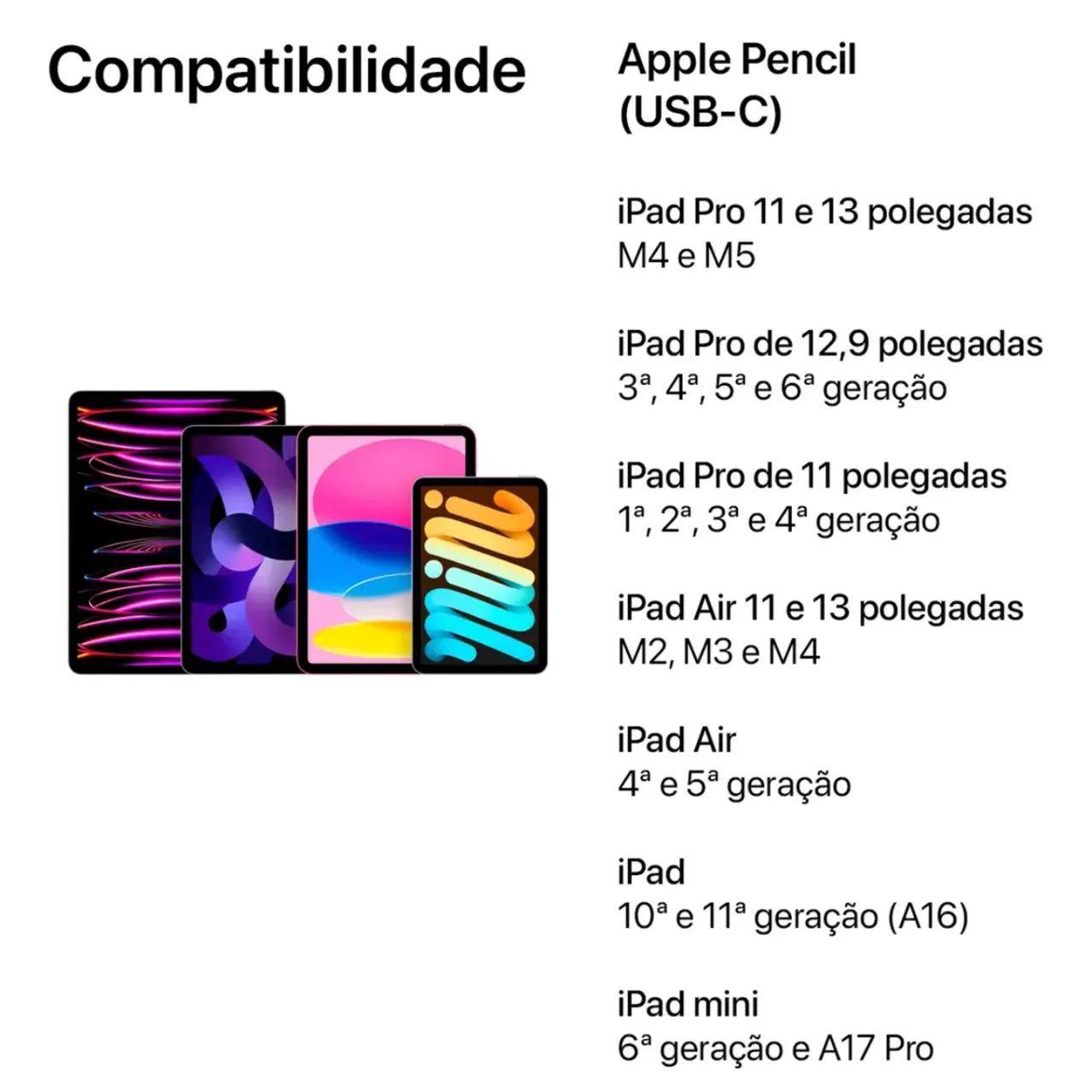 Apple Pencil USB-C Original - Foto 4