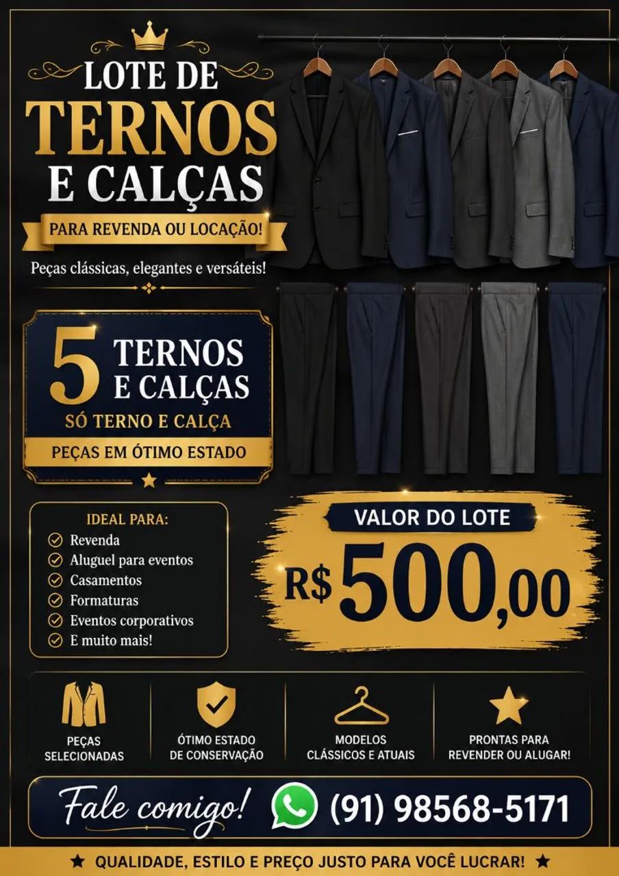 Venda de lotes de trajes - Foto 3