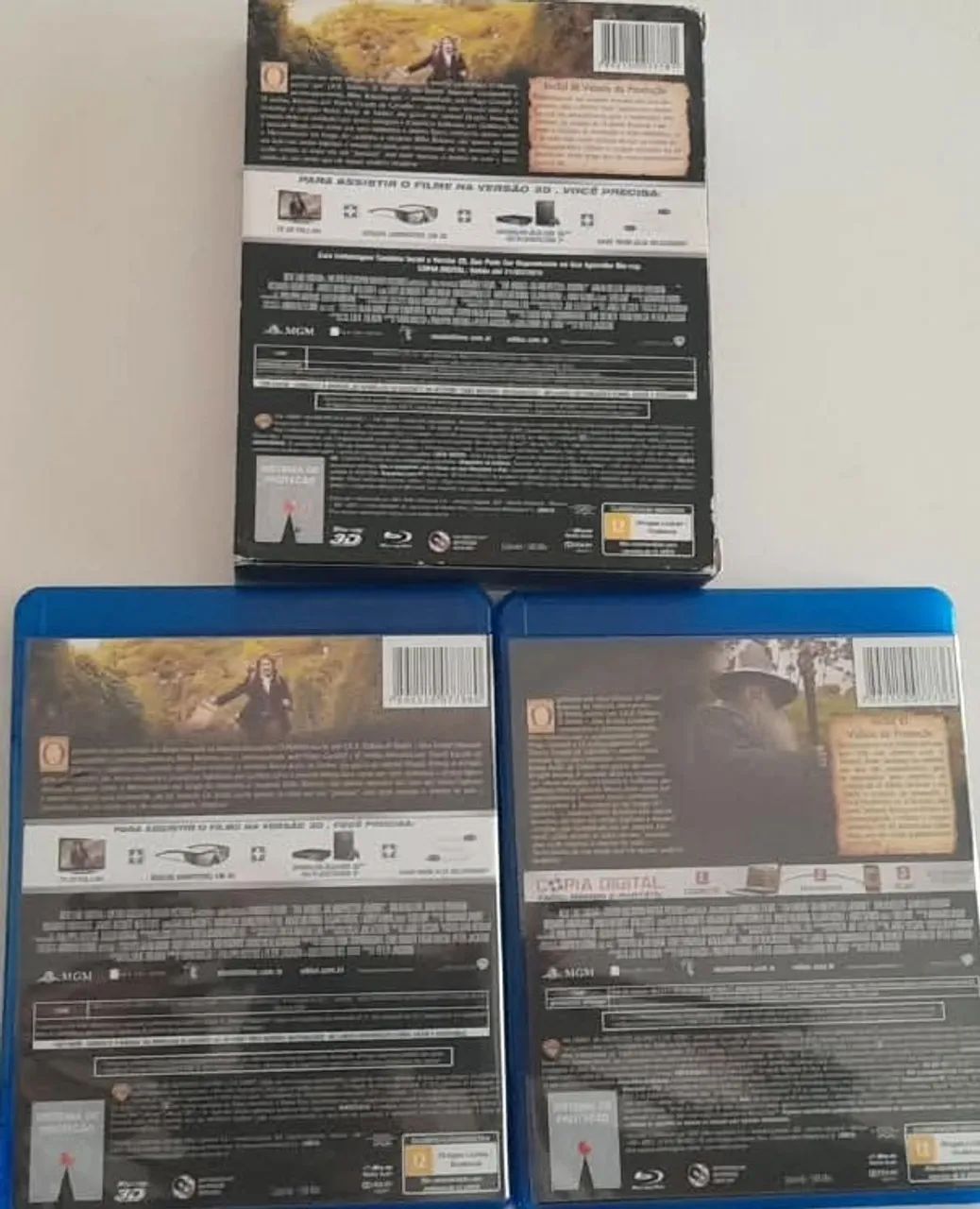 Box Com 4 Blu-Ray - 3D - O Hobbit - Uma Jornada Inesperada - Em Super Bom Estado - Foto 4