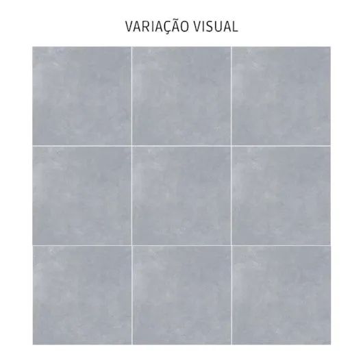 Piso Incepa Porcelanato Duo Concret Gris - Foto 2