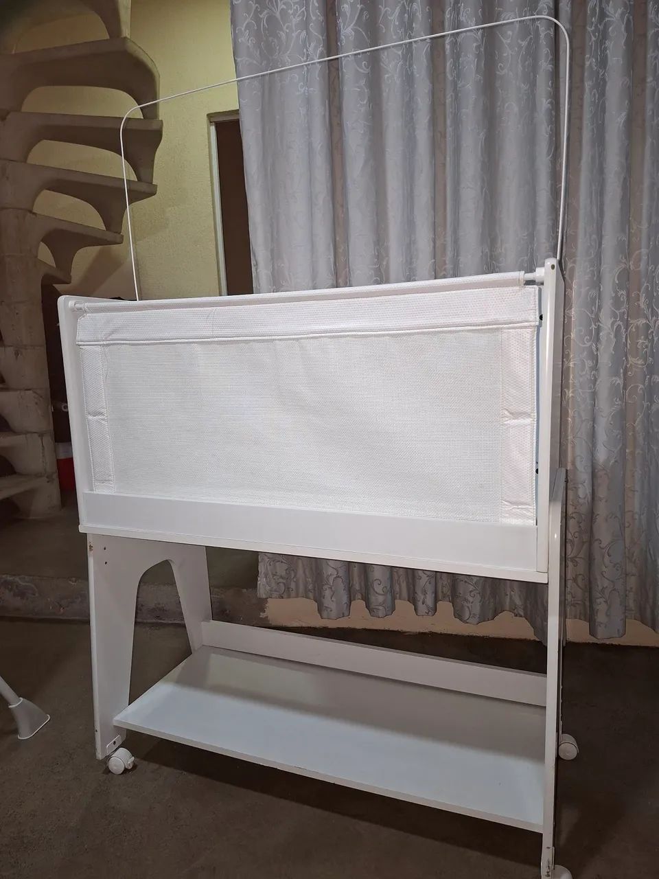 Mini berço Moisés, lateral de tela removível. - Foto 4