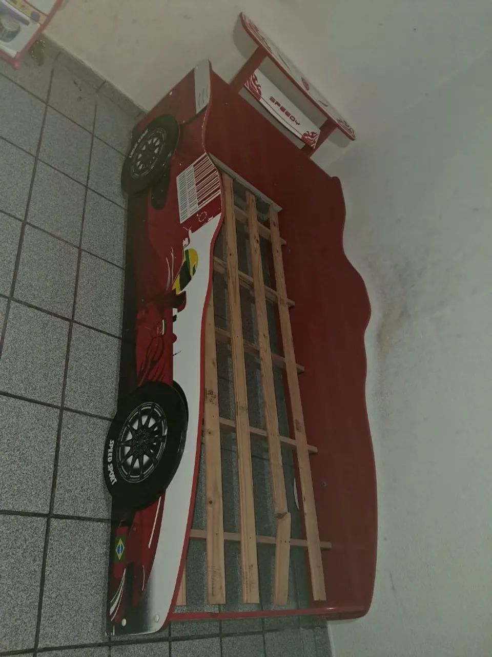 CAMA INFANTIL CARRINHO DE CORRIDA  - Foto 3
