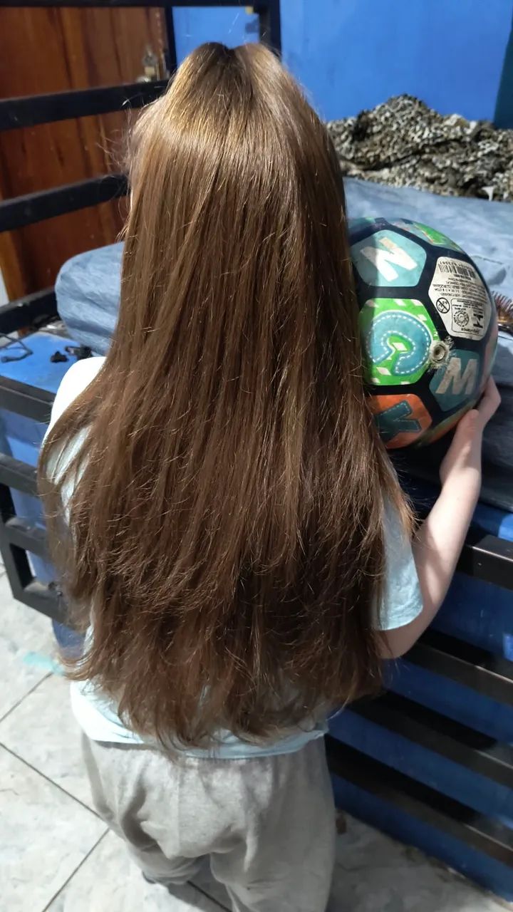 Cabelo humano infantil  - Foto 4