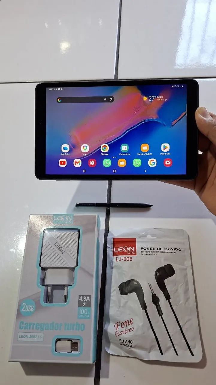 Tab A Tablet Samsung com Caneta S Pen 32Gbs 8 polegadas pega chip e faz ligacao - Foto 2