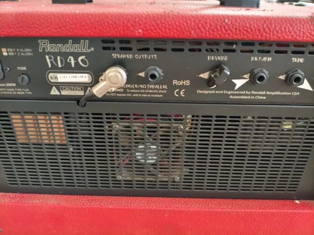 Amplificador randall rd 40C Valvulado 1x12 - Foto 5