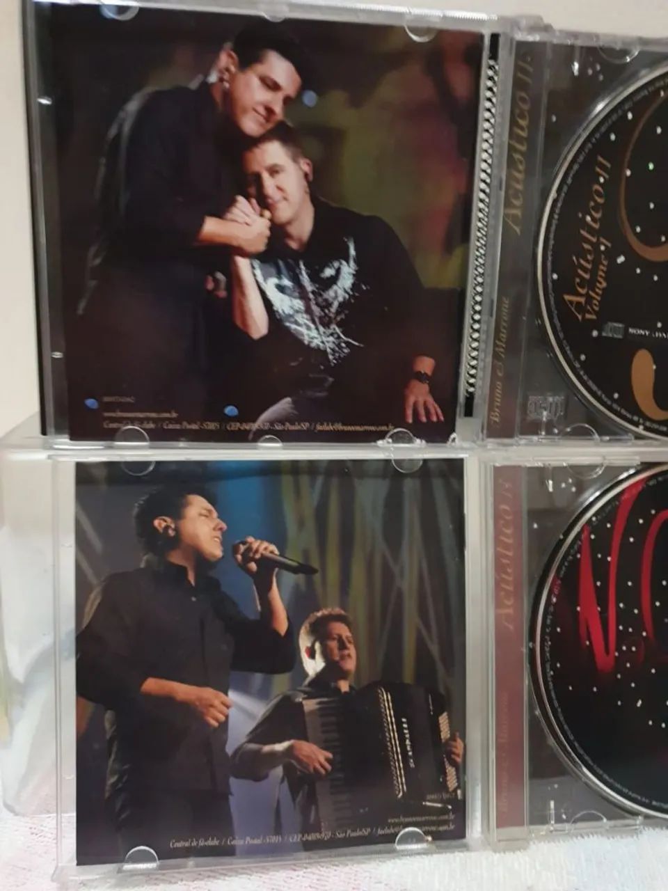 Lote CDs Bruno e Marrone Acústico II volumes 1 e 2 - Foto 3
