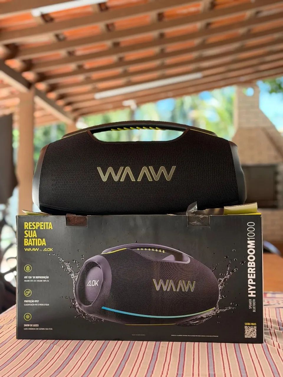 caixa de som WAAW Hyperboom 1000