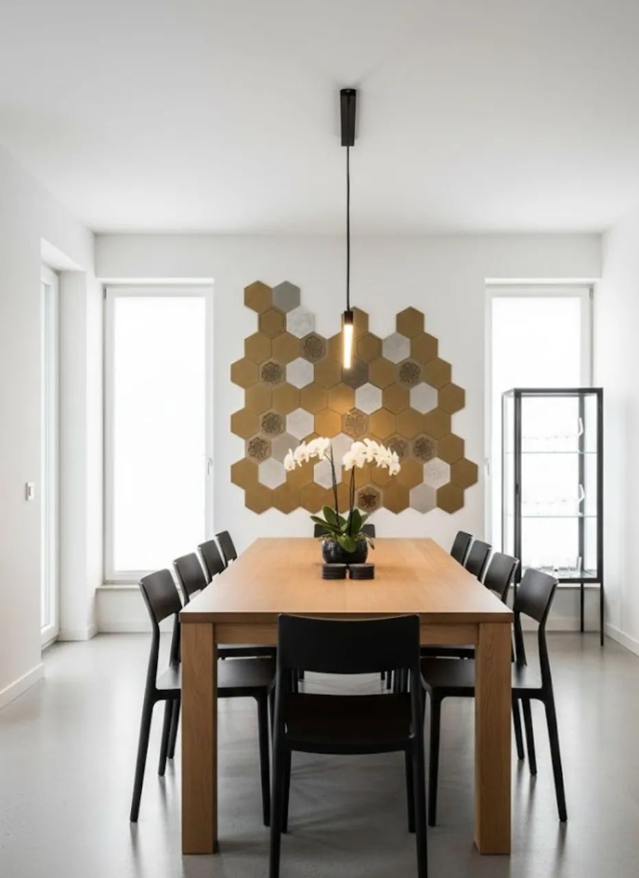 PEÇAS HEXAGONAIS GLACIER GOLD KIT COM 5 PEÇAS ÚNICAS - ESTOQUE LIMITADO!