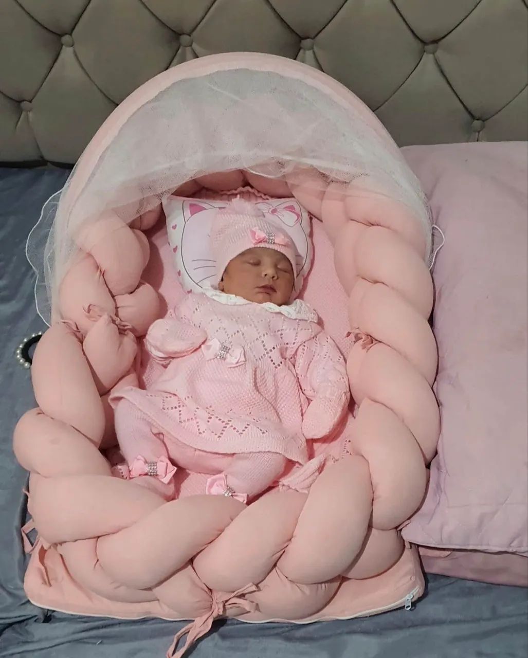Ninho redutor de berço para bebê  - Foto 3