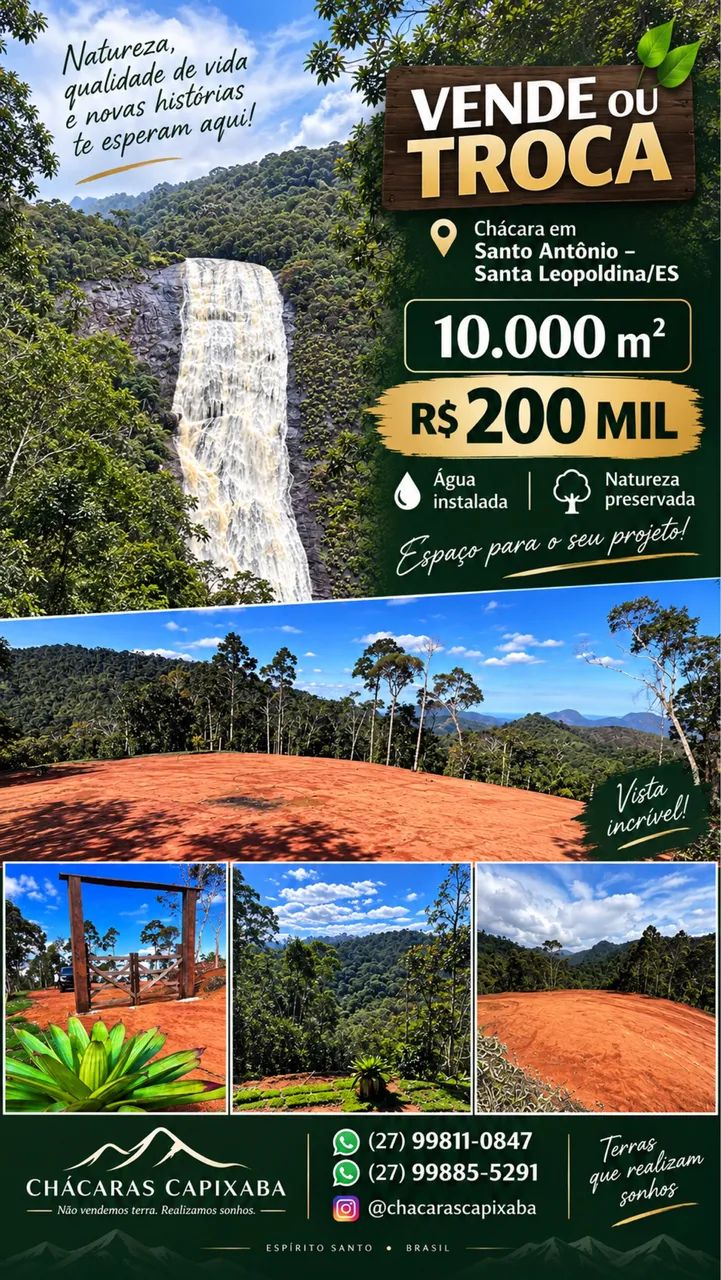 VENDO CHÁCARA EM ST LEOPOLDINA 