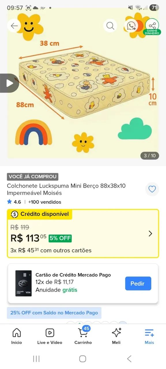 Berço lindo. - Foto 3