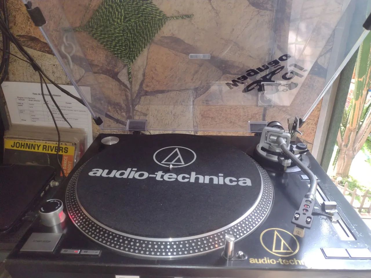 Toca disco áudio técnica LP120 USB  super nova  - Foto 2