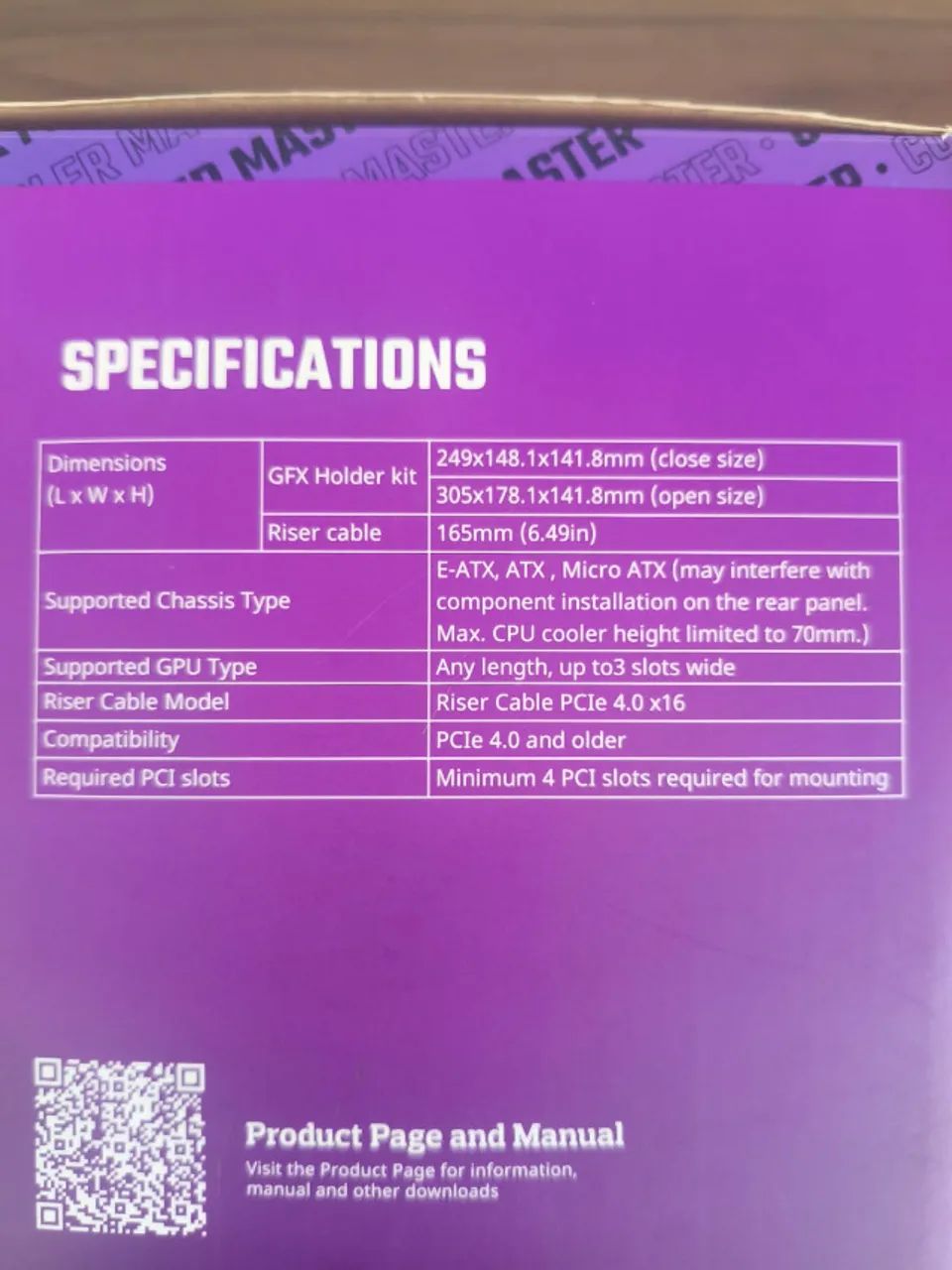 Adaptador Placa de Vídeo vertical Cooler Master v3  - Foto 3