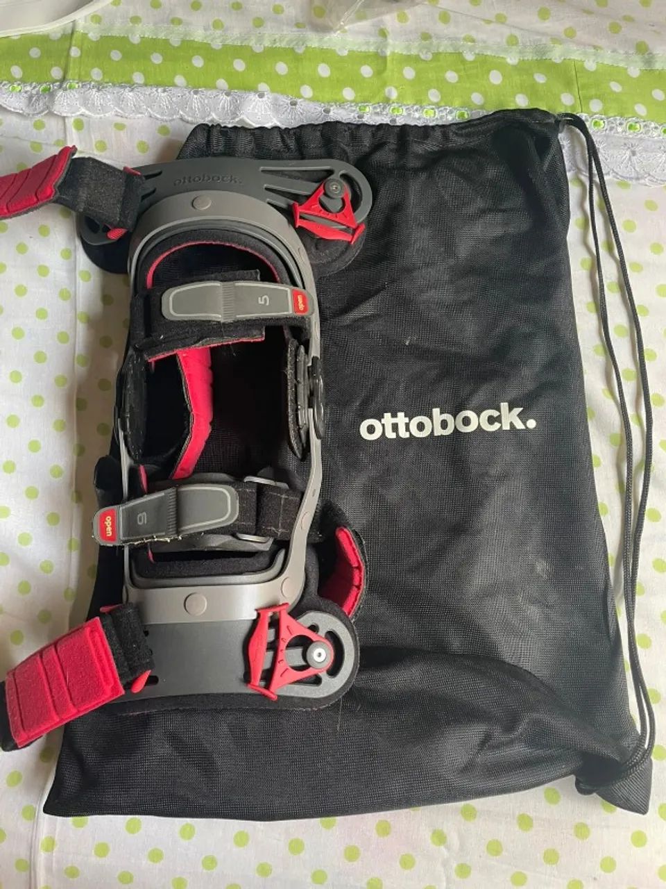 Órtese Suporte Joelho Genu Arexa Cinza Xl Esq 50k13 -ottoboc (Usado) - Foto 4