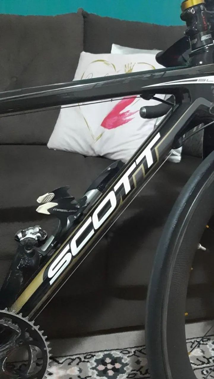 Bicicleta speed Scott CR1 toda de carbono  - Foto 4