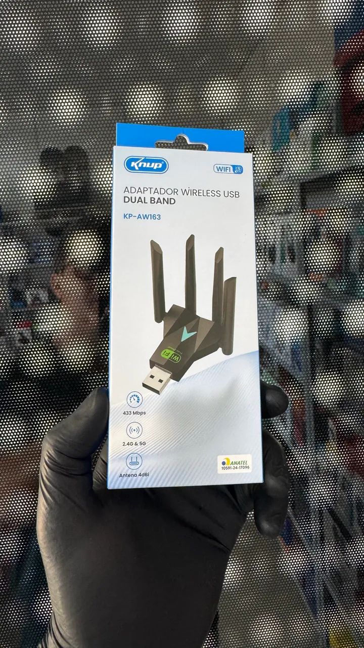 Adaptador Wi-Fi USB Dual Band Receptor Wireless 