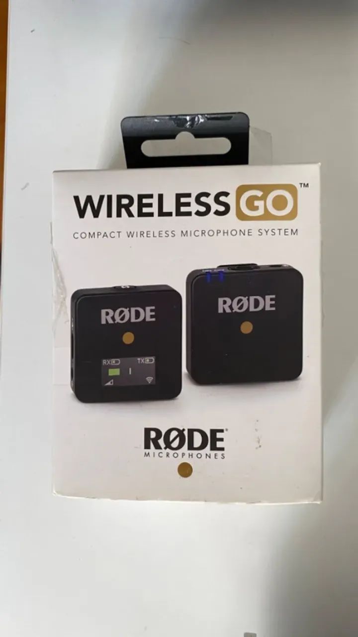 Rode Wireless Go - Microfone Sem Fio - Microfones e Gravadores