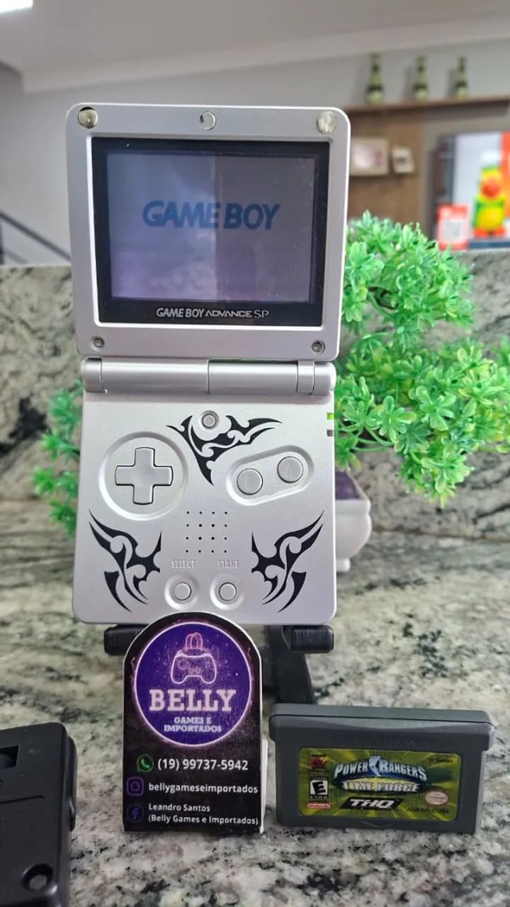 GAME BOY ADVANCED SP TRIBAL EDITION + JOGO - Foto 3