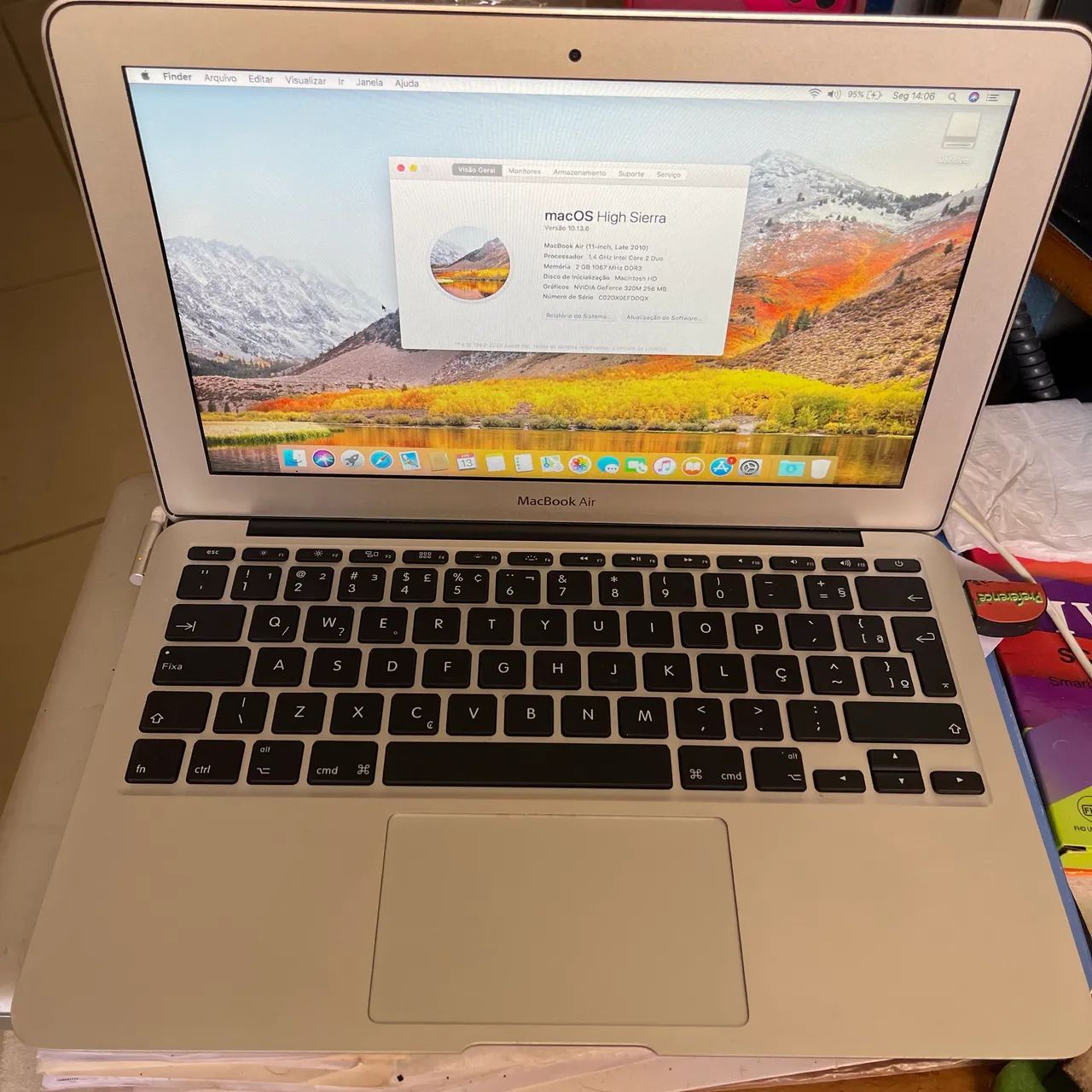 Computador MacBook air 11 a1370 em excelente estado bateria nova - Foto 4