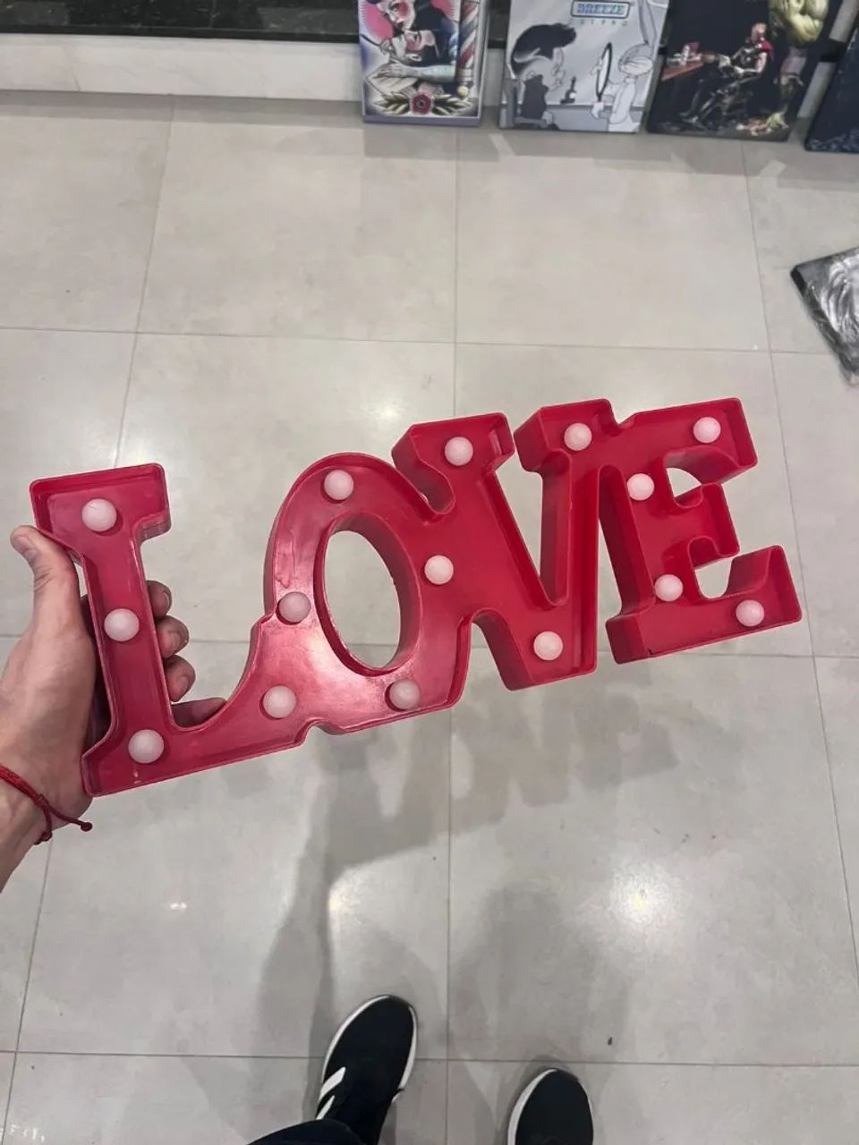 Decoração com Luz Love