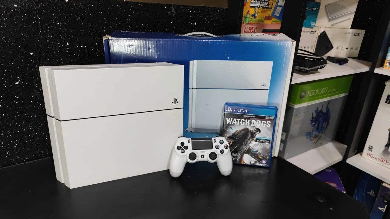 PS4 fat branco 