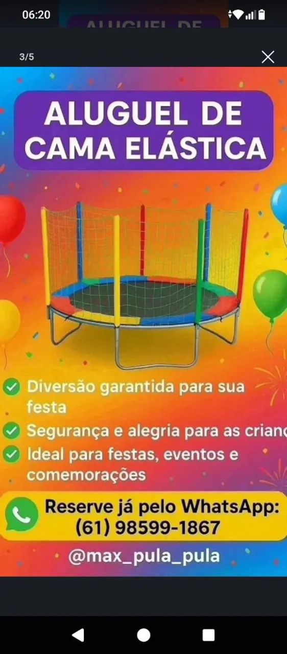 Cama elástica  - Foto 5