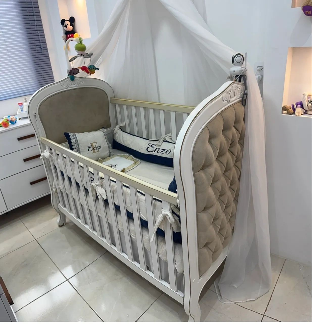 berço ópera branco provençal 