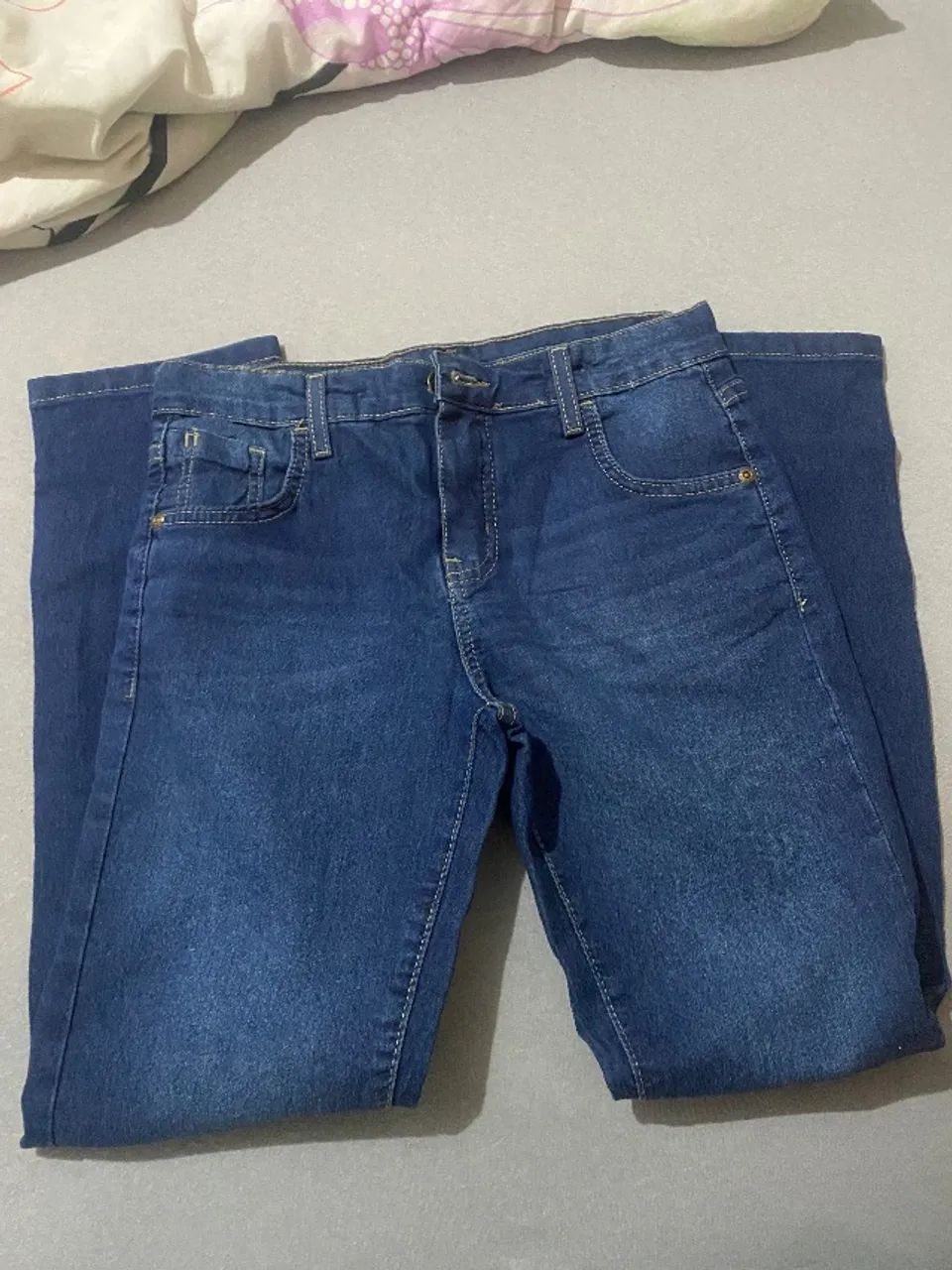 Calça jeans infantil tamanho 10