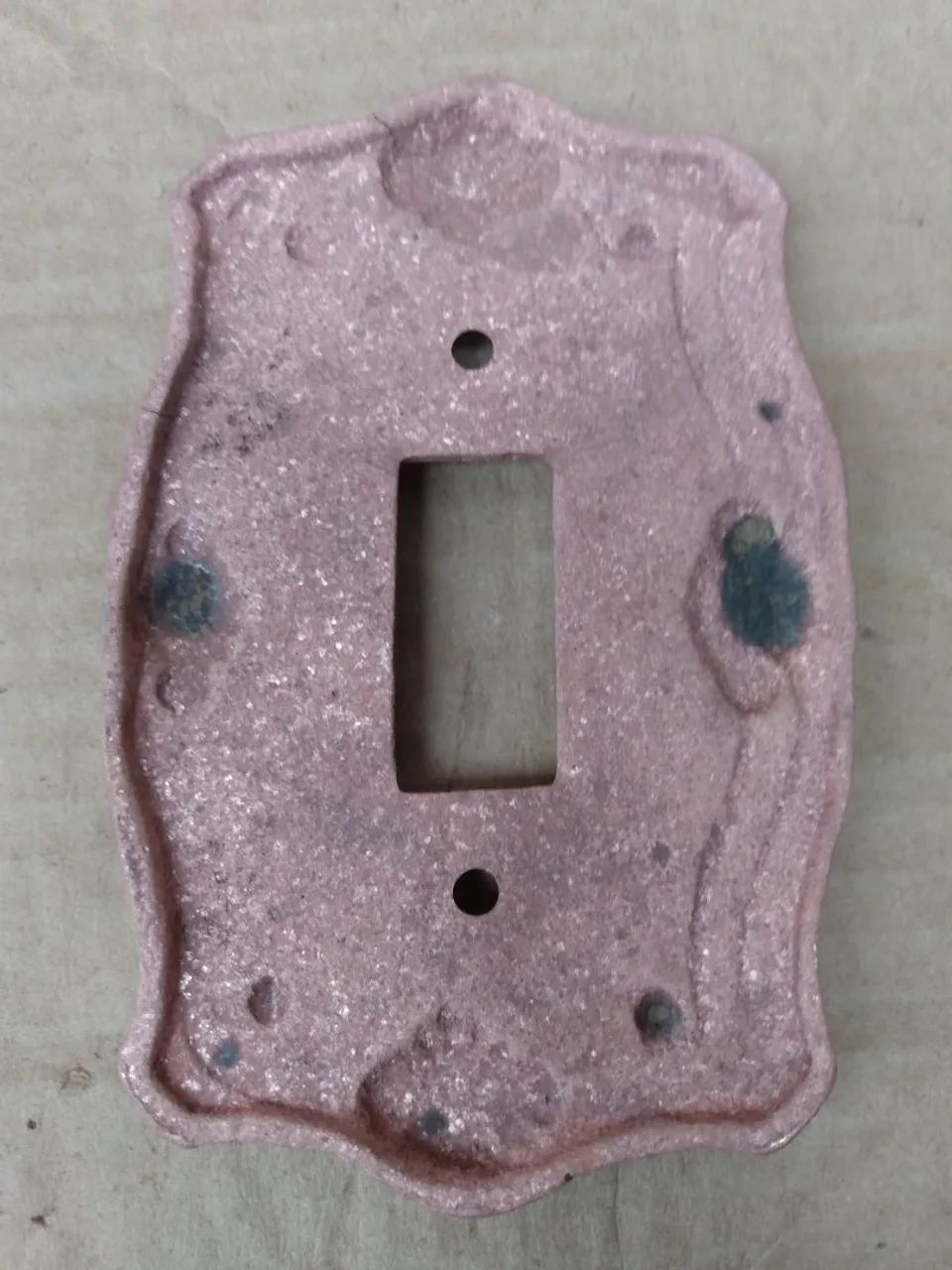 Placa espelho colonial de bronze para interruptor de parede - Foto 2