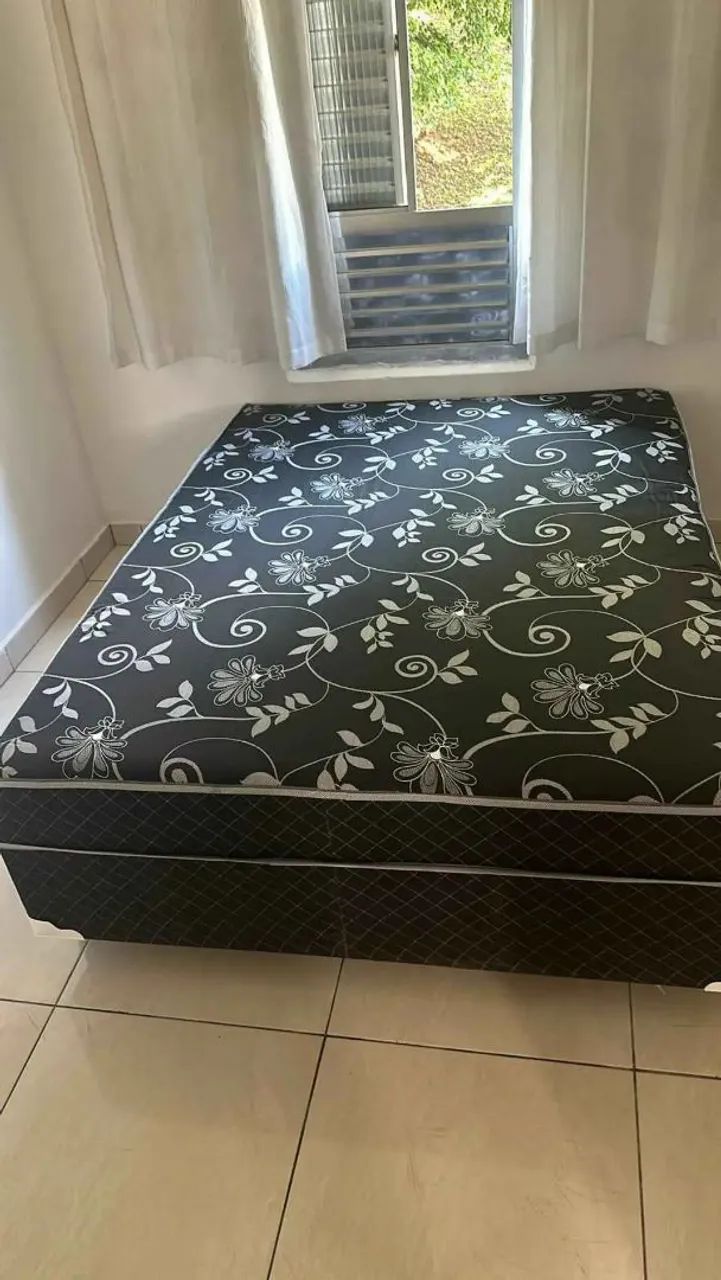 CAMA CASAL BOX CONJUGADA 20CM COM MOLAS ENSACADAS OU SEM FRETE GRÁTIS 690,00 