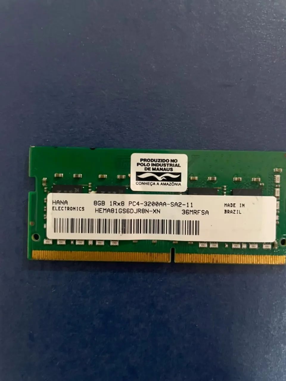 MEMORIA RAM 8G  3200mhz NOTEBOOK