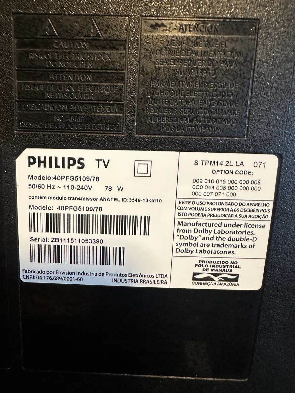 TV PHILIPS 40 smart