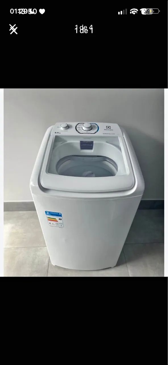 Máquina de lavar eletrolux 8,5kg