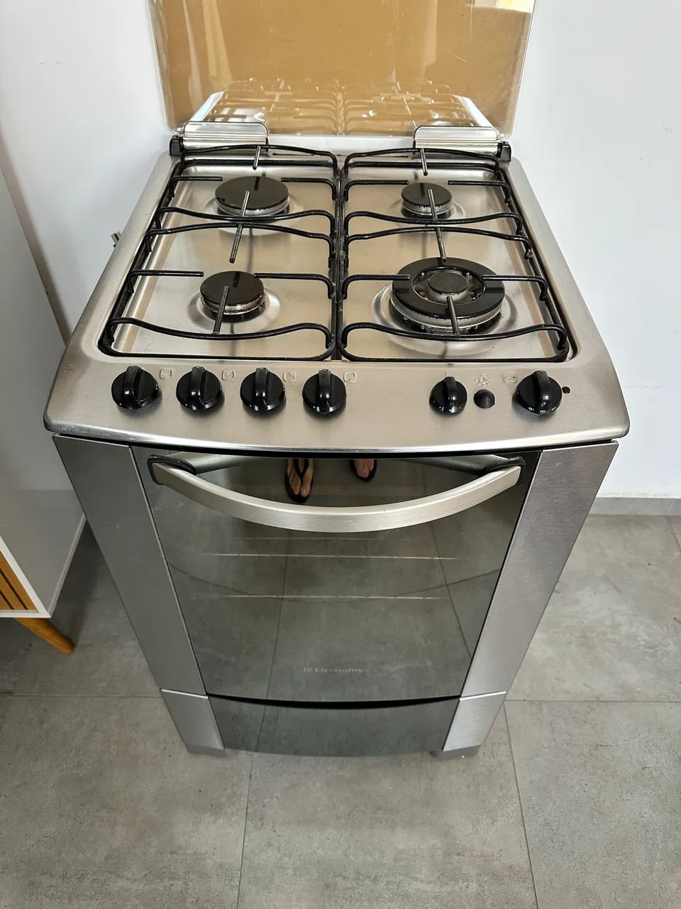 FOGÃO ELETROLUX INOX 4 bocas - Foto 3